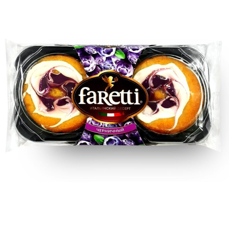 Пирожное Faretti Черника