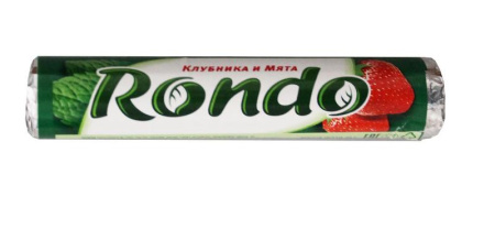 Конфеты мятные освежающие с сахаром Rondо Клубника и Мята