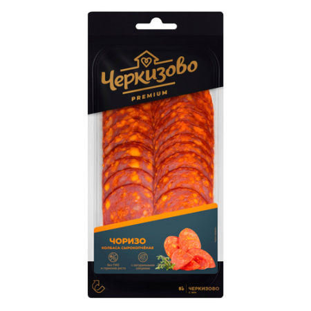 Колбаса сырокопченая Черкизово Чоризо нарезка