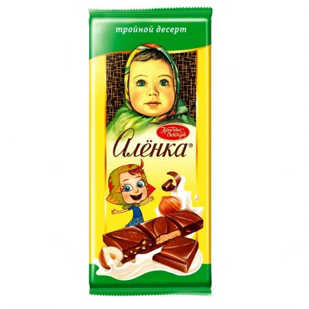 Шоколад Аленка Тройной десерт Красный Октябрь