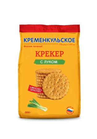 Печенье затяжное "Кременкульский крекер с луком", 300 г 