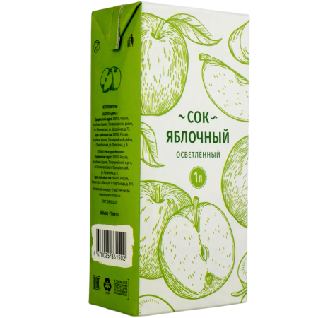Сок Яблочный осветленный