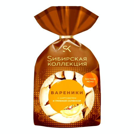Вареники Сибирская коллекция с картофелем и грибной солянкой