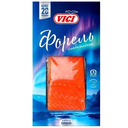 Форель филе-кусок слабосоленая Vici