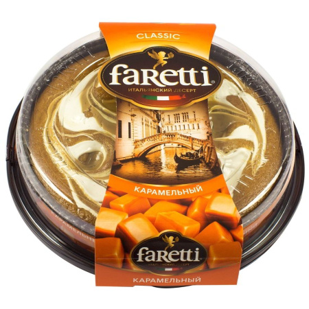 Торт бисквитный Faretti Карамель