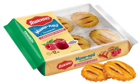 Мини-пай голландский с малиновой начинкой Яшкино
