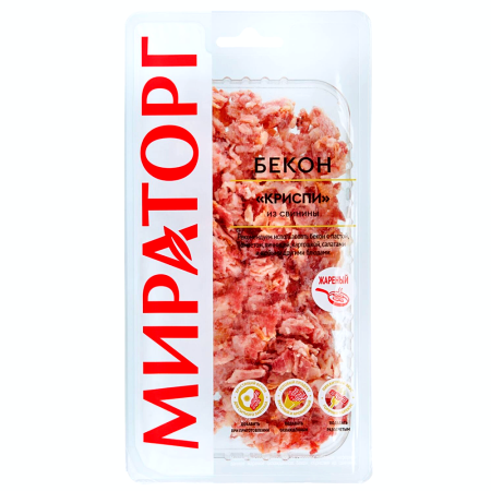 Бекон Мираторг Криспи замороженный 
