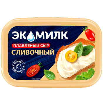 Сыр плавленый «Экомилк» Сливочный
