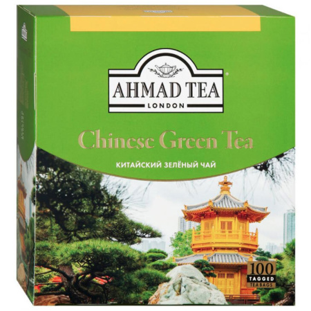Чай Ahmad Green Tea зеленый 100пак/уп