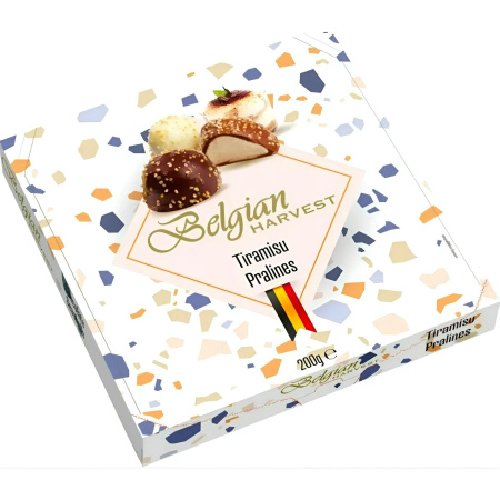 Конфеты шоколадные с начинкой тирамису  Belgian Harvest