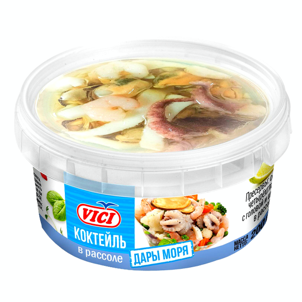 Морской коктейль Vici Дары моря в рассоле 
