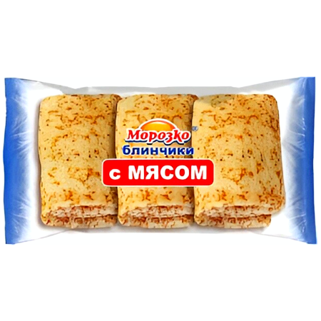 Блинчики с мясом замороженные Морозко 