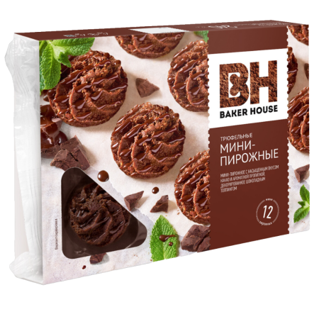 Мини-пирожные Baker House Трюфельные 