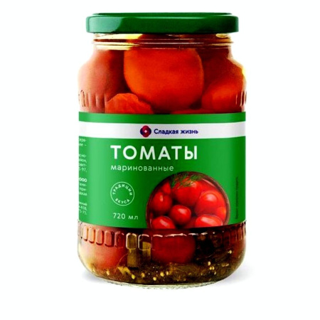 Томаты маринованные Сладкая жизнь
