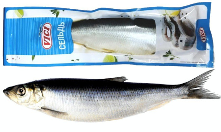 Сельдь Атлантическая слабосоленая Vici неразделанная 