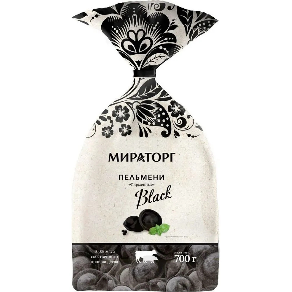 Пельмени Мираторг Фирменные Black