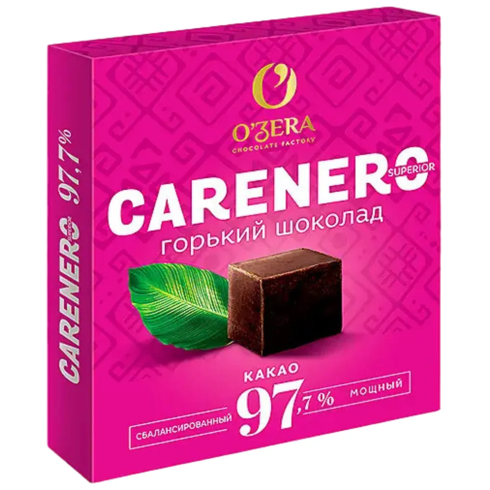 Шоколад OZera Carenero Superior горький 97.7% купить недорого: низкая цена  на шоколад ozera carenero superior горький 97.7% в Москве с доставкой