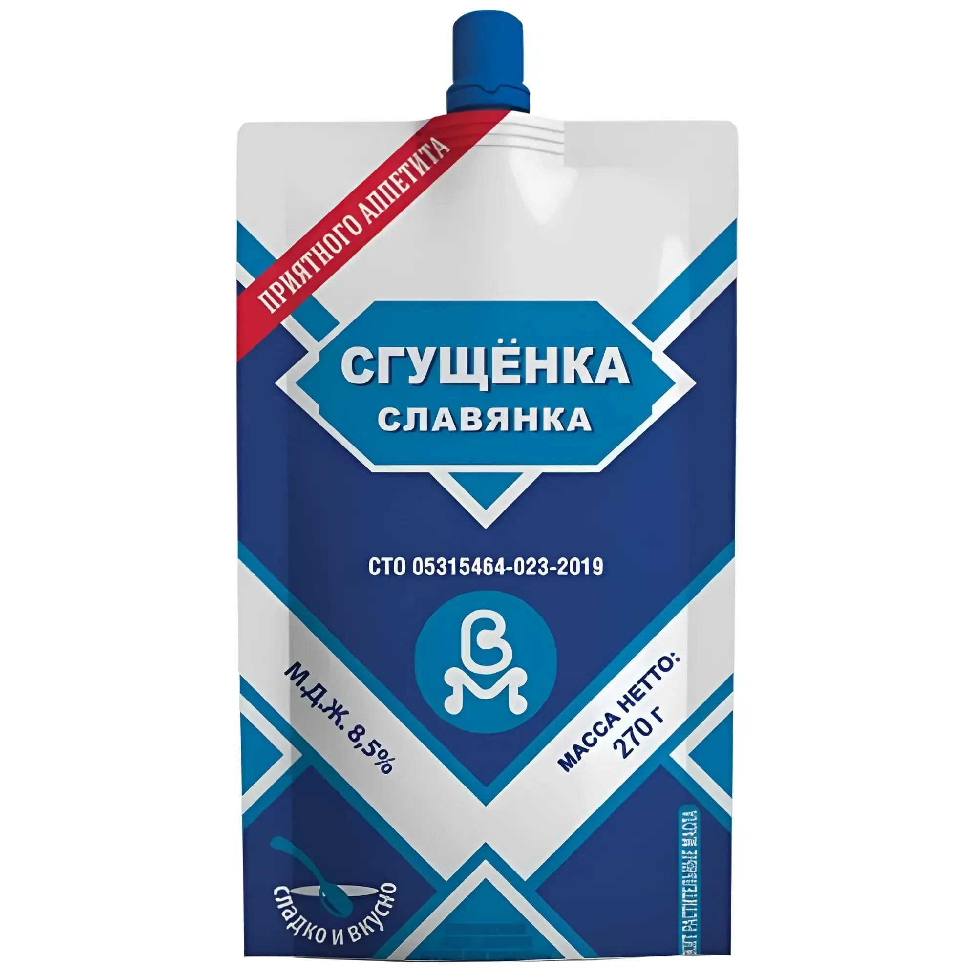 Сгущенка с сахаром 8,5% Славянка Белмолпродукт