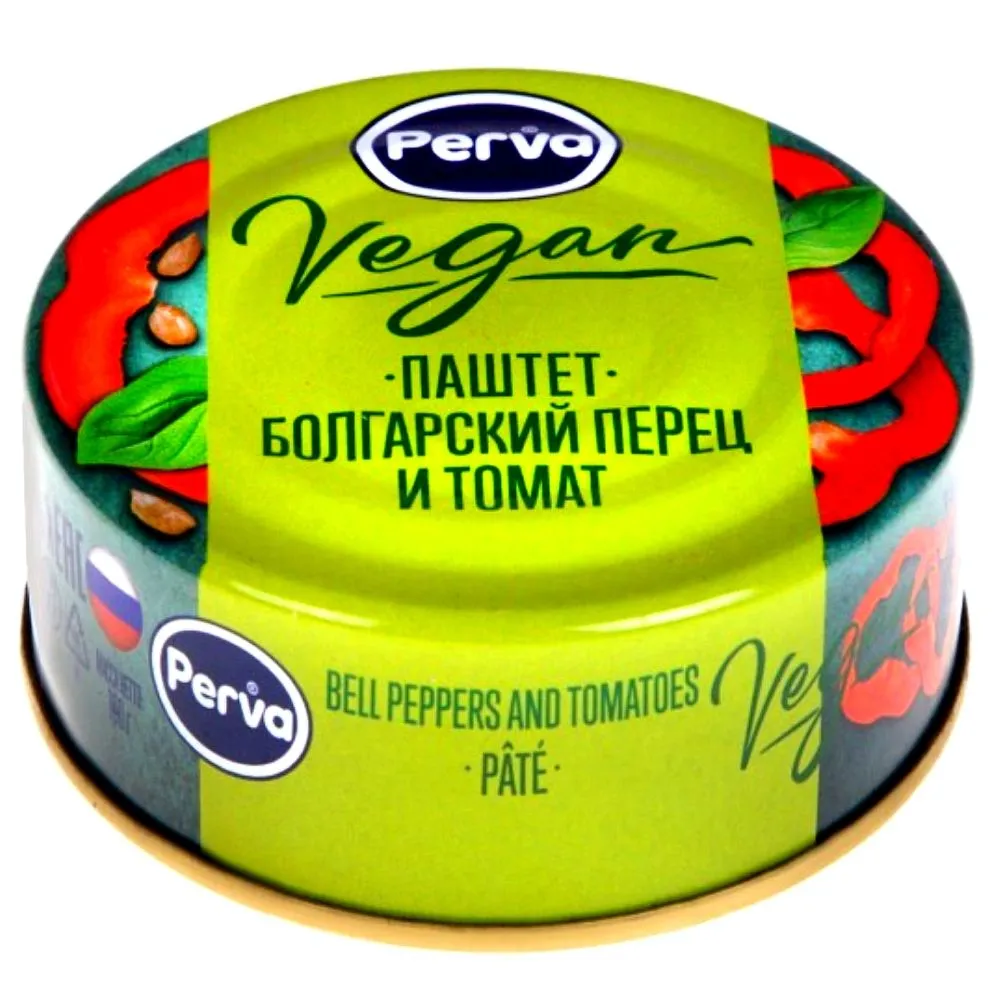 Паштет с болгарским перцем и томатами Perva Vegan 100 гр г. в Москве по ...