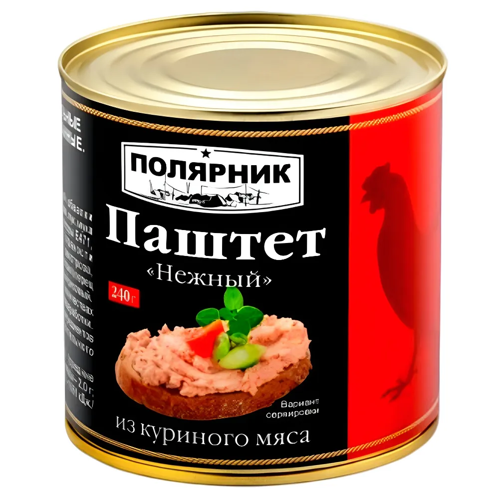 Паштет Полярник Нежный из куриного мяса купить недорого: низкая цена на ...