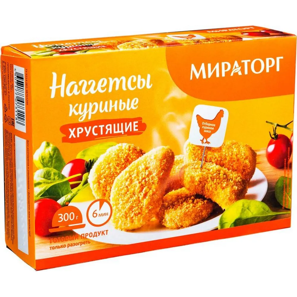 Наггетсы куриные Хрустящие Мираторг