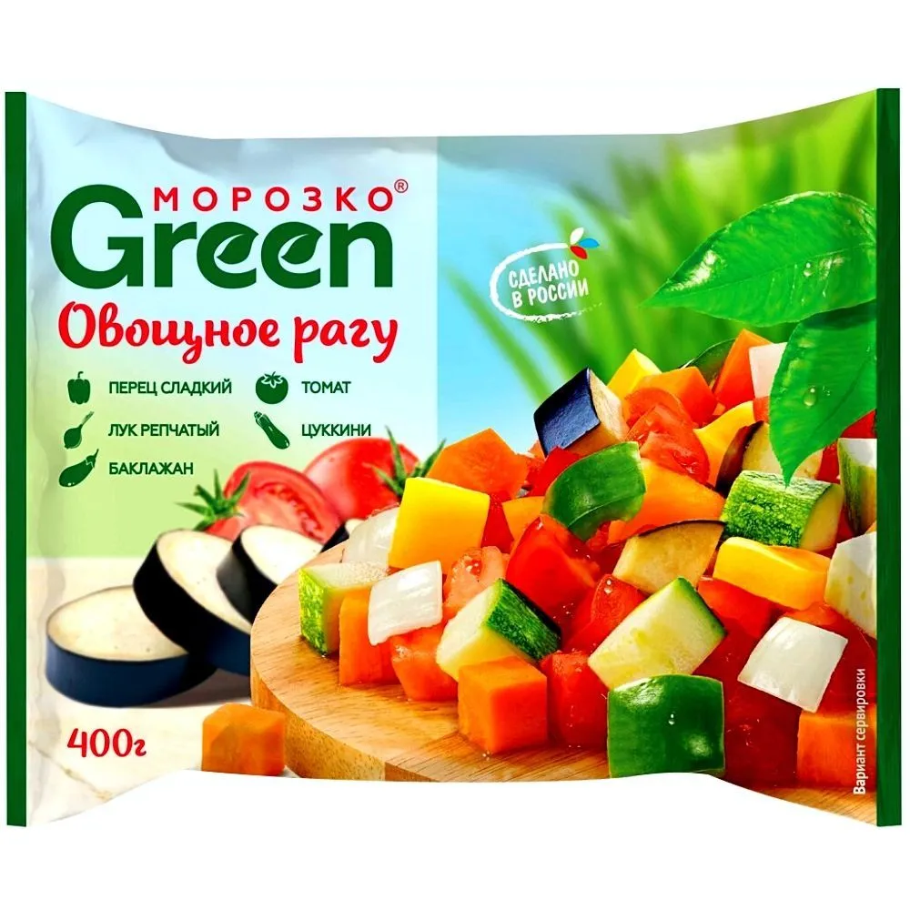 Овощная смесь Рагу овощное Морозко Green купить недорого: низкая цена на  овощная смесь рагу овощное морозко green в Москве с доставкой