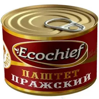 Паштет Пражский ГОСТ Натуральный ECOCHIEF 250 гр г. в Москве по низкой ...