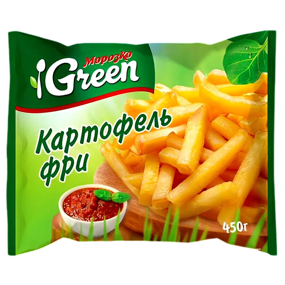 Картофель фри быстрозамороженный Морозко Green