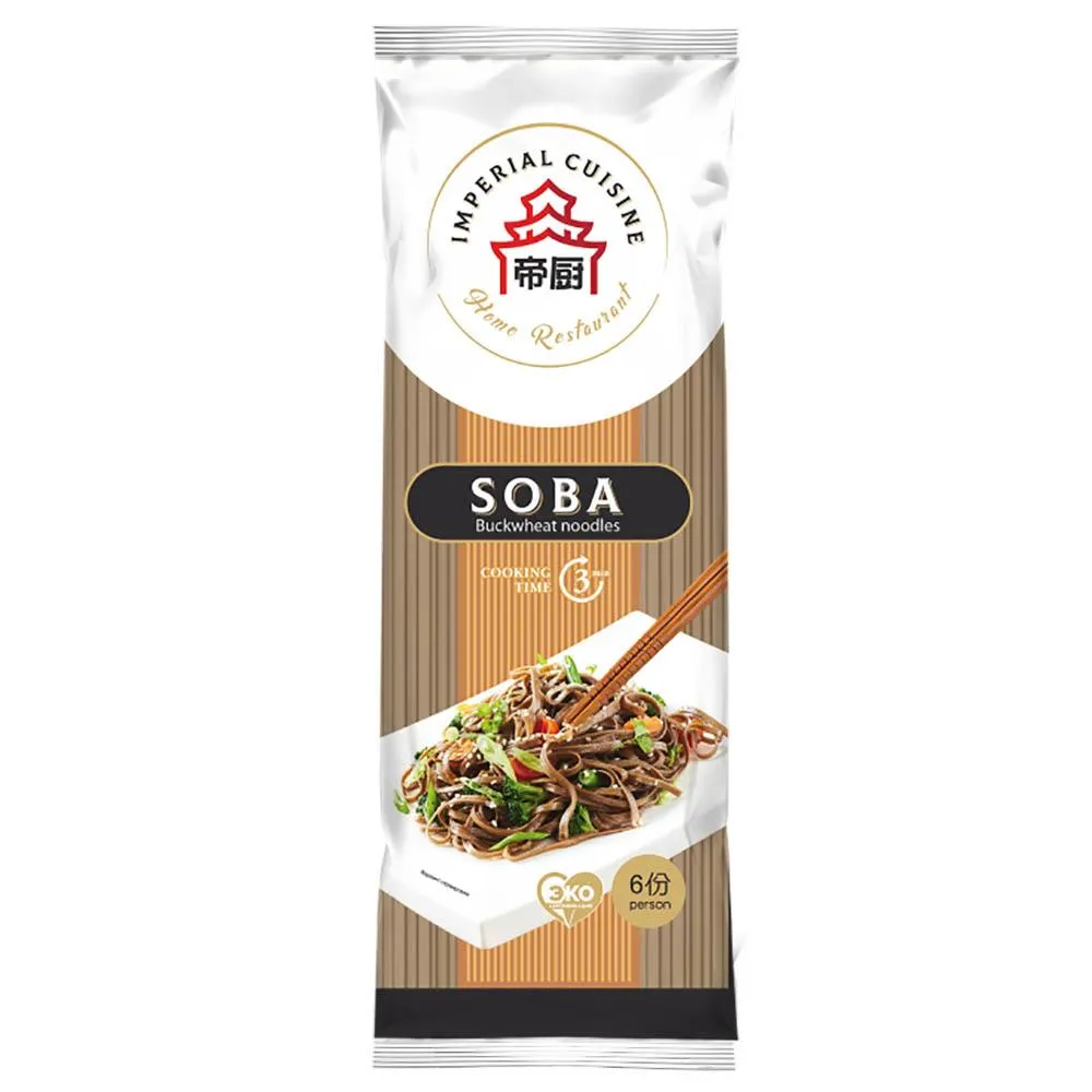 Лапша гречневая Soba «Imperial Cuisine» купить недорого: низкая цена на лапша  гречневая soba «imperial cuisine» в Москве с доставкой