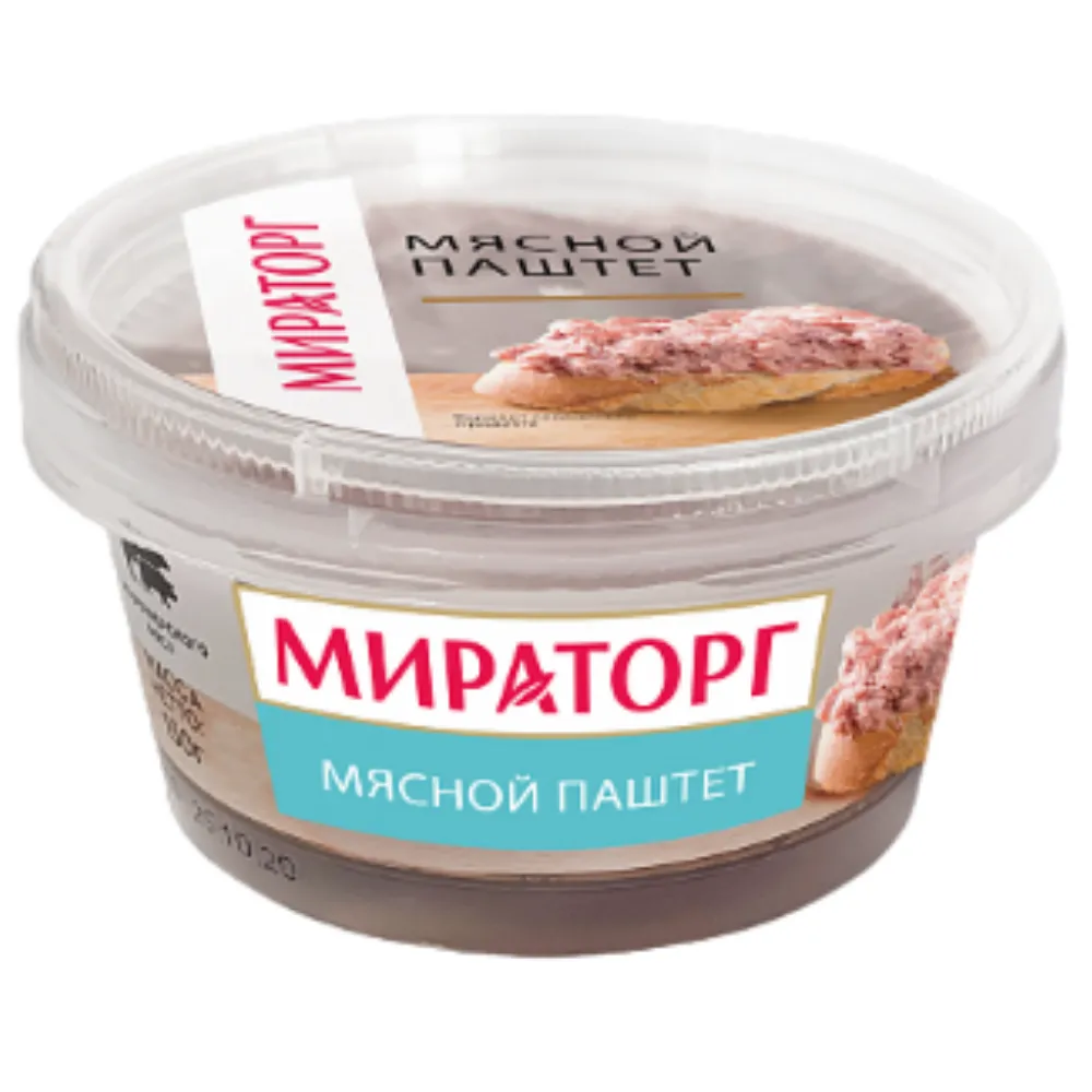 Паштет Мясной Мираторг 130 г. в Москве по низкой цене с доставкой